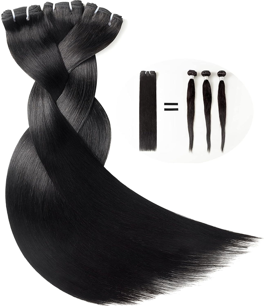 12A Virgin / Raw Hair Extensions Straight Bundle Hair 14"- 28" Full Ends 1 Bundle per pack