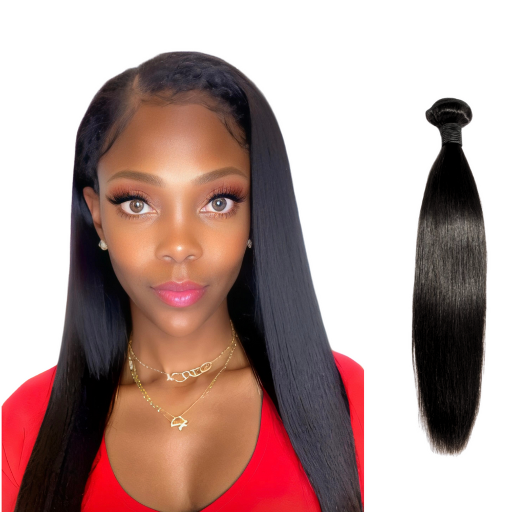 12A Virgin / Raw Hair Extensions Straight Bundle Hair 14"- 28" Full Ends 1 Bundle per pack