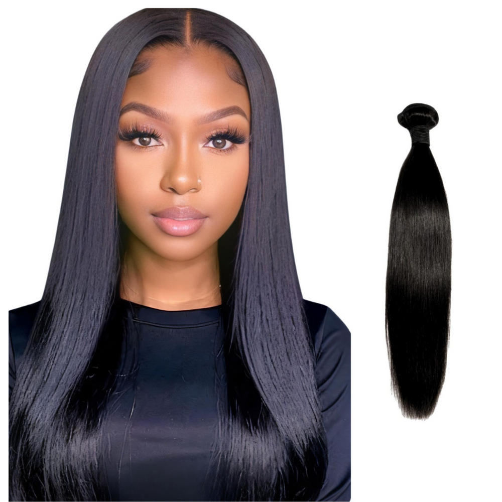 12A Virgin / Raw Hair Extensions Straight Bundle Hair 14"- 28" Full Ends 1 Bundle per pack