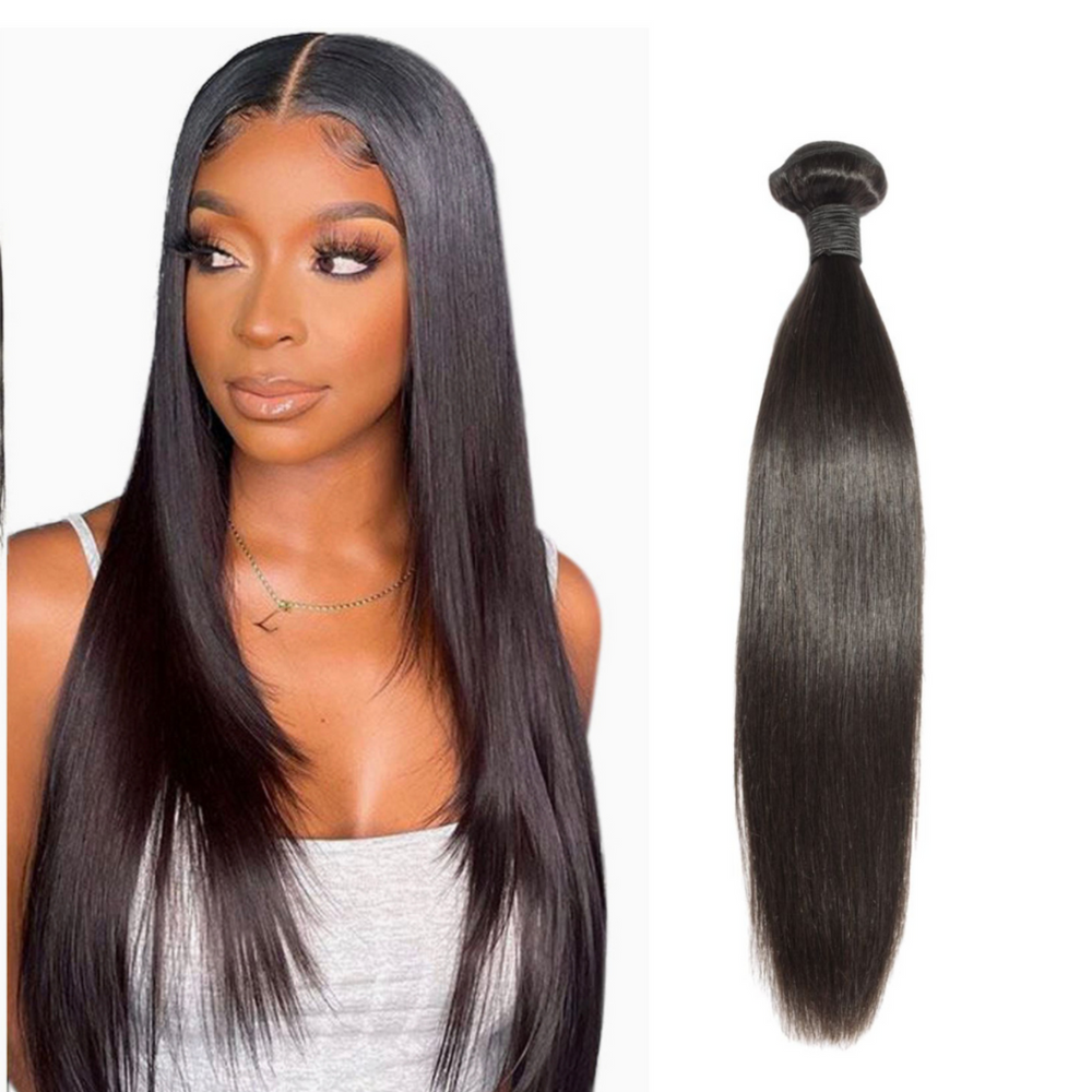 12A Virgin / Raw Hair Extensions Straight Bundle Hair 14"- 28" Full Ends 1 Bundle per pack