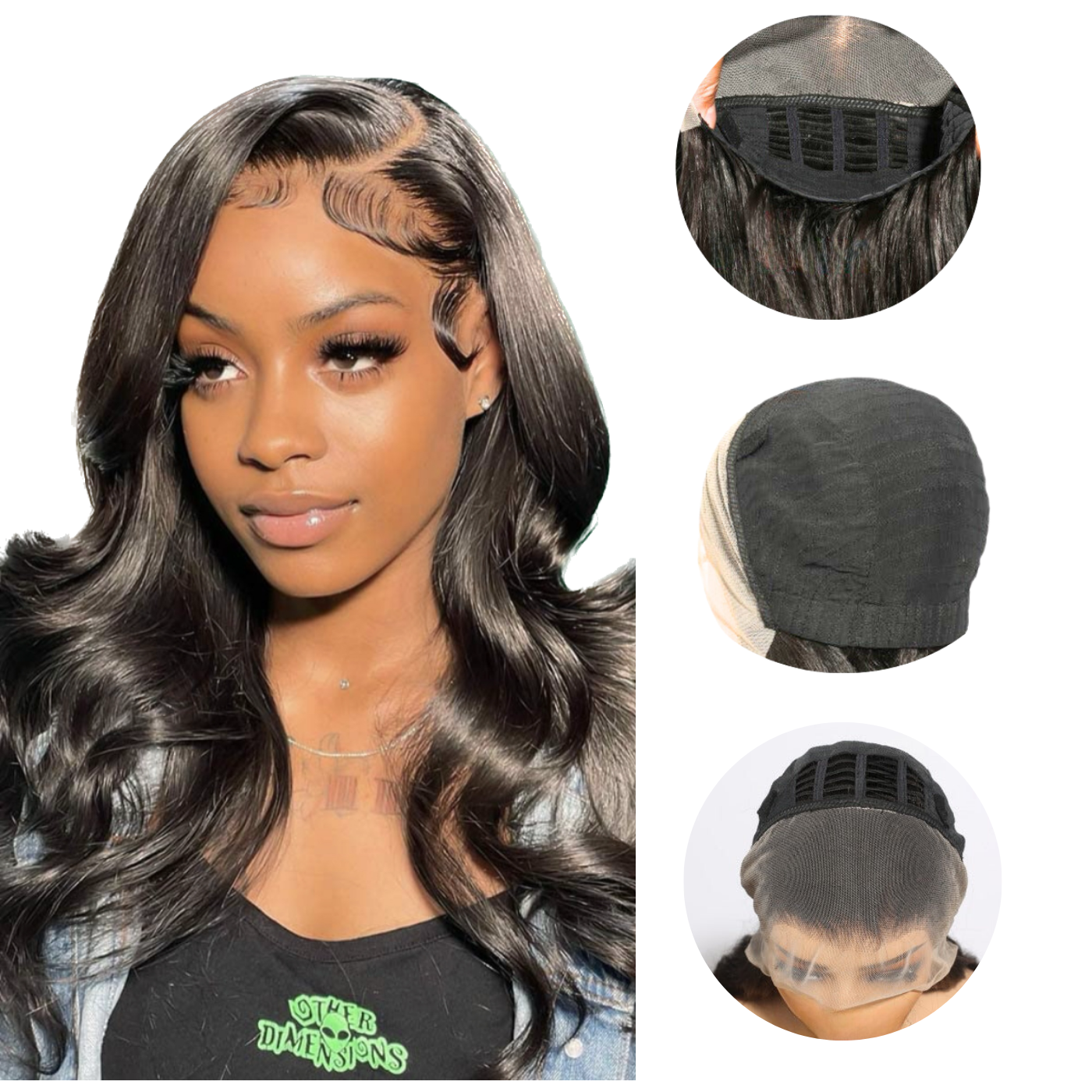 18" Dome Cap 13x4 Full Frontal Lace Wig 180% Density Transparent Lace The Boss Hair 159