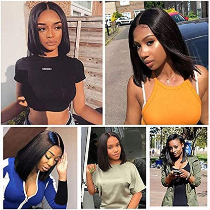 613 Lace Front Wig Human Hair 13x6 Transparent Lace Straight Blonde Lace Front Wigs Human Hair 613 HD Lace Frontal Wig 180% Density Pre Plucked with Baby Hair Blonde Wig Human Hair 24 Inch