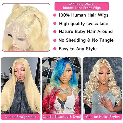 Red Lace Front Wigs Human Hair Pre Plucked 13x4 HD Colored Human Hair Lace Front Wigs Red Body Wave Lace Front Wigs Human Hair Red Frontal Wigs Human Hair 180% Density Red Wig Human Hair 24 Inch