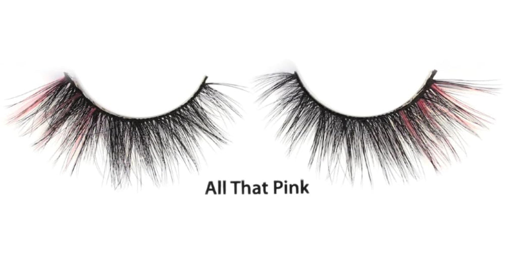 BUY 1 GET 1 FREE Poshmellow Color Teeze Faux Mink Eyelashes 3D Glamour & Volume Reusable Natural Look Soft & Colorful Easy to Apply