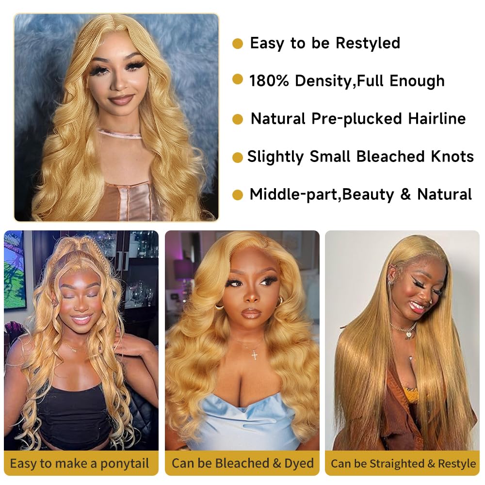 Red Lace Front Wigs Human Hair Pre Plucked 13x4 HD Colored Human Hair Lace Front Wigs Red Body Wave Lace Front Wigs Human Hair Red Frontal Wigs Human Hair 180% Density Red Wig Human Hair 24 Inch