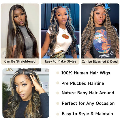 Red Lace Front Wigs Human Hair Pre Plucked 13x4 HD Colored Human Hair Lace Front Wigs Red Body Wave Lace Front Wigs Human Hair Red Frontal Wigs Human Hair 180% Density Red Wig Human Hair 24 Inch