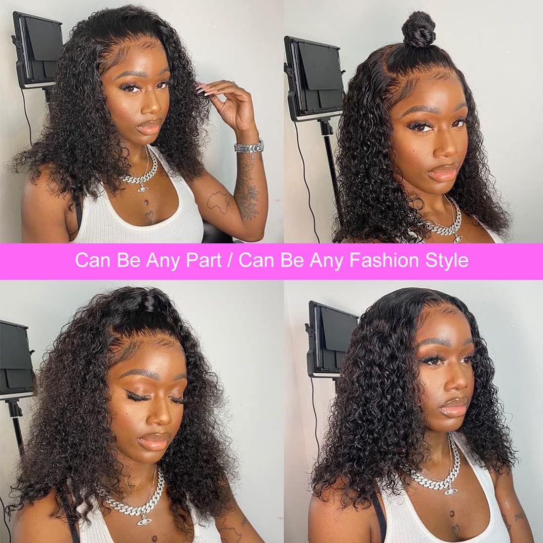 613 Lace Front Wig Human Hair 13x6 Transparent Lace Straight Blonde Lace Front Wigs Human Hair 613 HD Lace Frontal Wig 180% Density Pre Plucked with Baby Hair Blonde Wig Human Hair 24 Inch