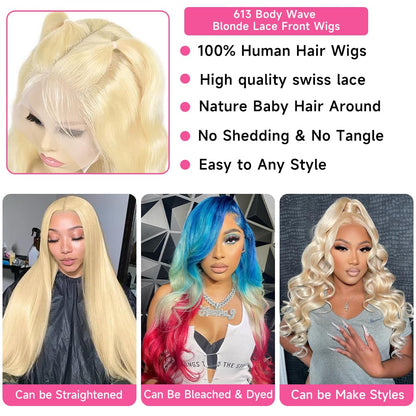 Red Lace Front Wigs Human Hair Pre Plucked 13x4 HD Colored Human Hair Lace Front Wigs Red Body Wave Lace Front Wigs Human Hair Red Frontal Wigs Human Hair 180% Density Red Wig Human Hair 24 Inch