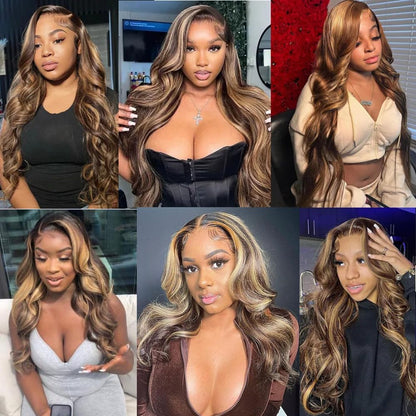 613 Lace Front Wig Human Hair 13x6 Transparent Lace Straight Blonde Lace Front Wigs Human Hair 613 HD Lace Frontal Wig 180% Density Pre Plucked with Baby Hair Blonde Wig Human Hair 24 Inch