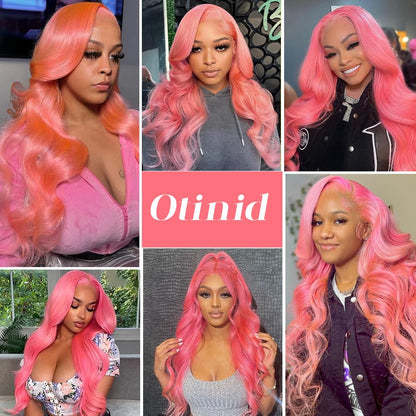 Red Lace Front Wigs Human Hair Pre Plucked 13x4 HD Colored Human Hair Lace Front Wigs Red Body Wave Lace Front Wigs Human Hair Red Frontal Wigs Human Hair 180% Density Red Wig Human Hair 24 Inch