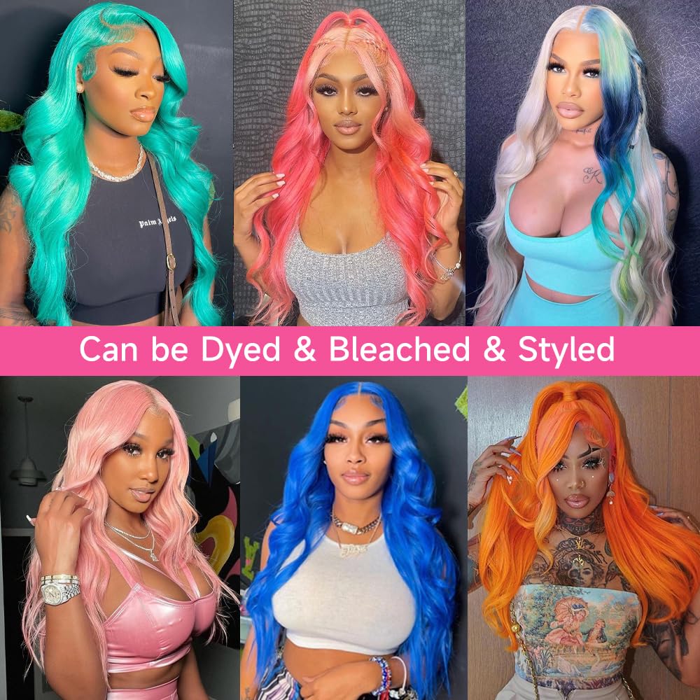 Red Lace Front Wigs Human Hair Pre Plucked 13x4 HD Colored Human Hair Lace Front Wigs Red Body Wave Lace Front Wigs Human Hair Red Frontal Wigs Human Hair 180% Density Red Wig Human Hair 24 Inch