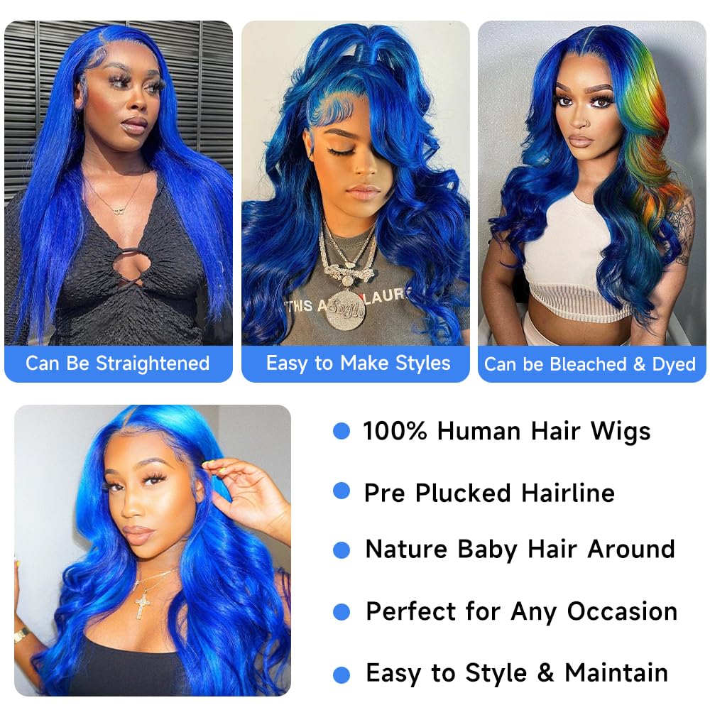 Red Lace Front Wigs Human Hair Pre Plucked 13x4 HD Colored Human Hair Lace Front Wigs Red Body Wave Lace Front Wigs Human Hair Red Frontal Wigs Human Hair 180% Density Red Wig Human Hair 24 Inch