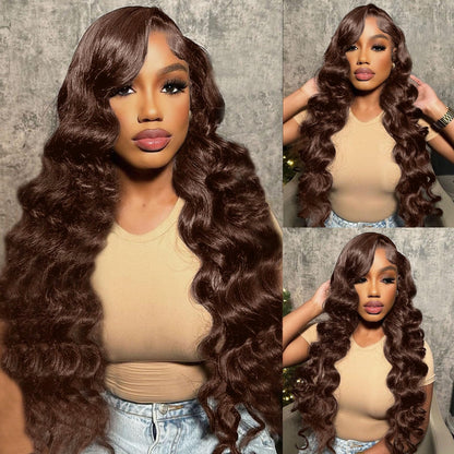 Red Lace Front Wigs Human Hair Pre Plucked 13x4 HD Colored Human Hair Lace Front Wigs Red Body Wave Lace Front Wigs Human Hair Red Frontal Wigs Human Hair 180% Density Red Wig Human Hair 24 Inch