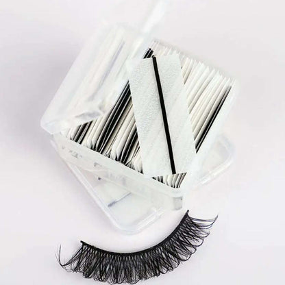 Eyelash Bond Strips 40 Pcs, Black Waterproof for Strip Lashes Self-Sticking Strips Suitable for All Strip False Eyelashes