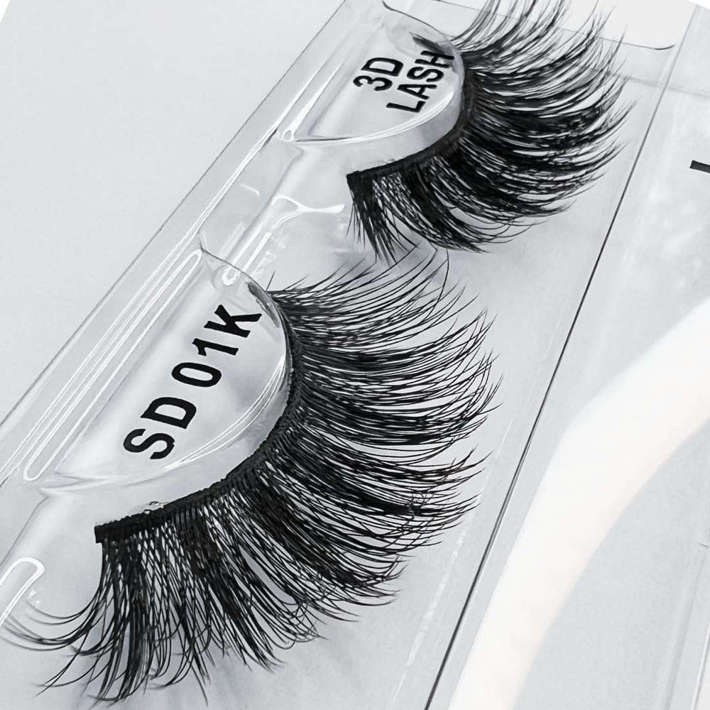 BUY 1 GET 1 FREE-3D Faux Mink Eyelashes Premium Silk Lashes Feather Light Reusable Natural Looking Easy to Apply