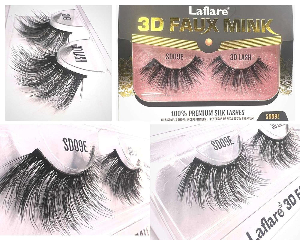 BUY 1 GET 1 FREE-3D Faux Mink Eyelashes Premium Silk Lashes Feather Light Reusable Natural Looking Easy to Apply