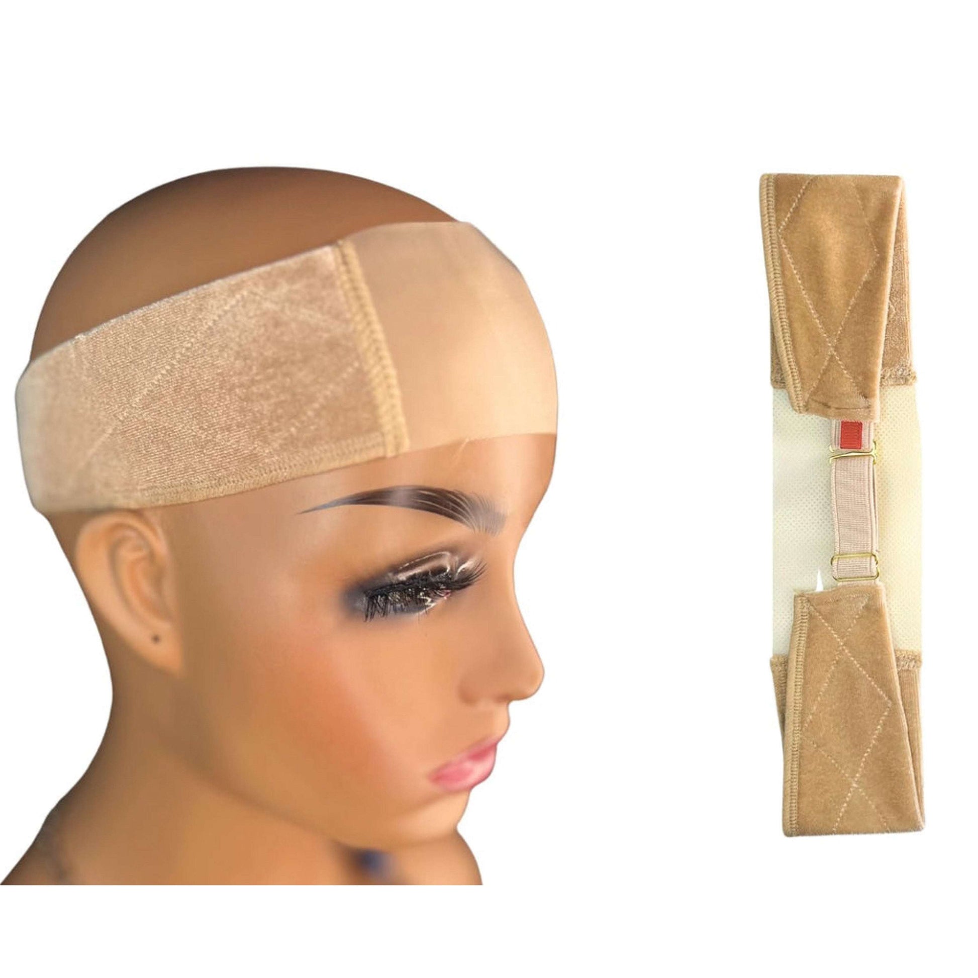 Non Slip Wig Grip Small Adjusts to Medium Headband Secures Wig Front 4in Silk Section Wear & Go Lace Wigs The Boss Hair 1