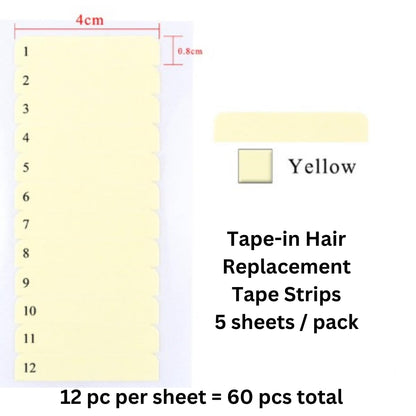 Tape In Hair Extensions Replacement Tape Strips Double Sided